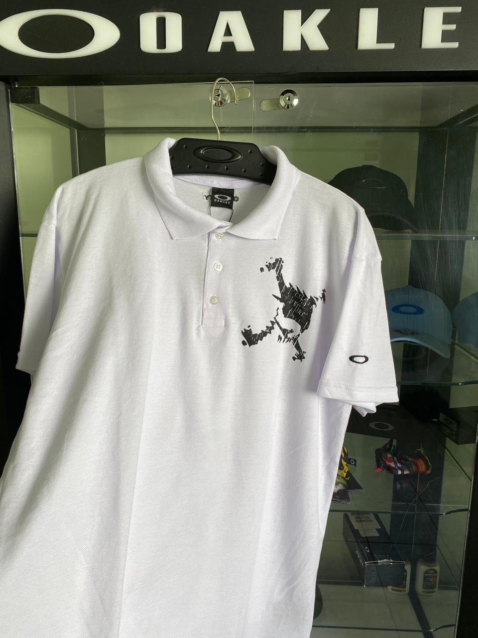 Polo Skull Masculina Preta - Imagem 3