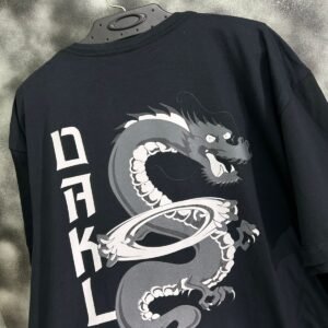 Camiseta Masculina Dragon Preta