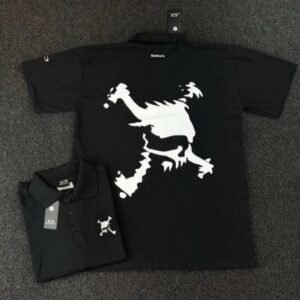 Polo Skull Masculina Preta