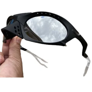 Óculos de Sol Plantaris Preta&Liquid Prata "Lançamento! Edição Limitada!"