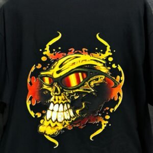 Camiseta Preta - Yellow Toten