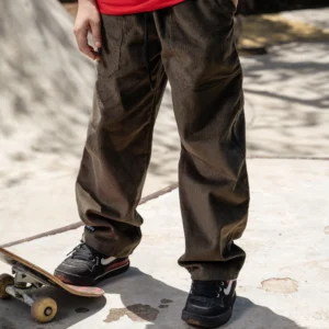 Calça Infantil Tradicional QTS CREW - Veludo Cotelê