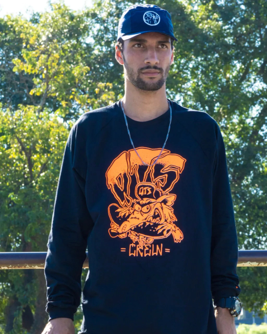 Camiseta Raglan Manga Longa Pixo QTS CREW - Imagem 5