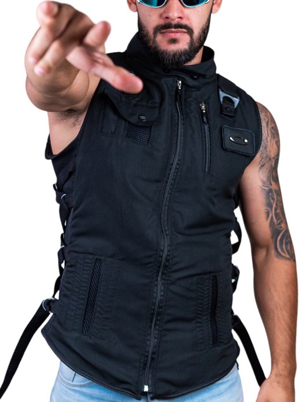 Colete Ap Vest - Modelo Padrão + 1 Broche + 1 Velcro Personalizado - Imagem 3