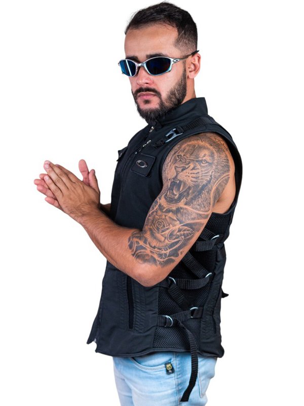 Colete Ap Vest - Modelo Padrão + 1 Broche + 1 Velcro Personalizado - Imagem 10