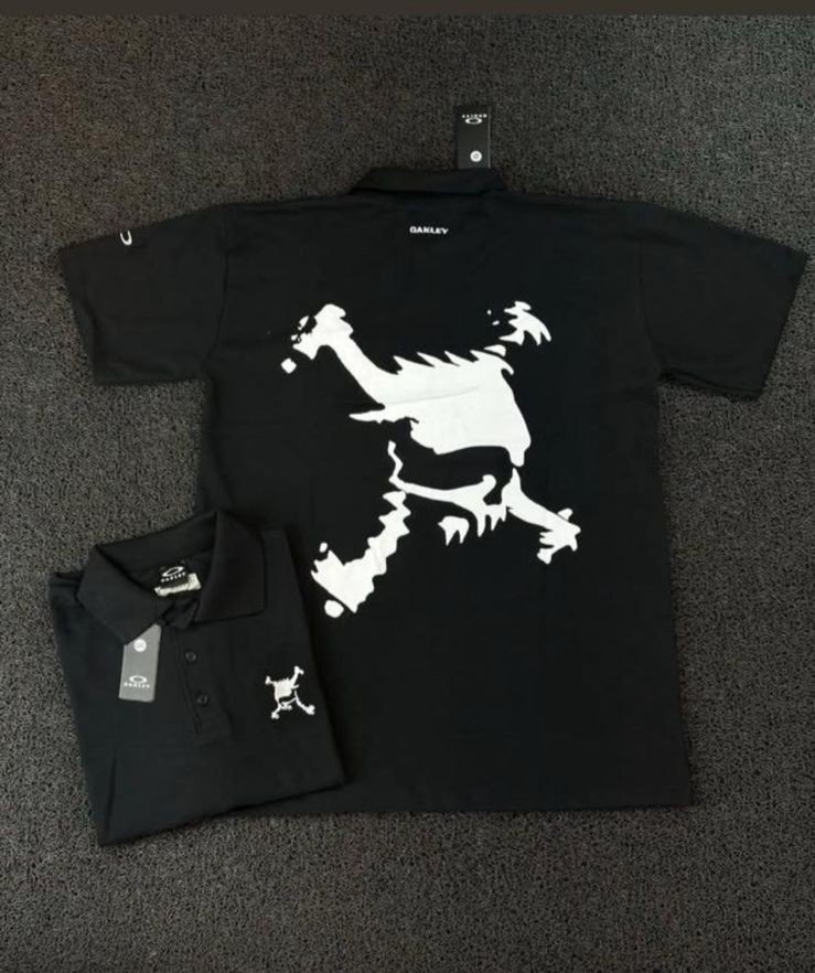 Polo Skull Masculina Preta
