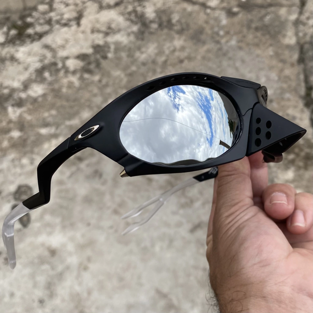 Plantaris Preta Lente Liquid Prata - Imagem 2