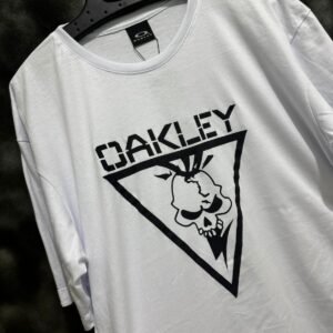 Camiseta Branca– Okl Skull Thunder
