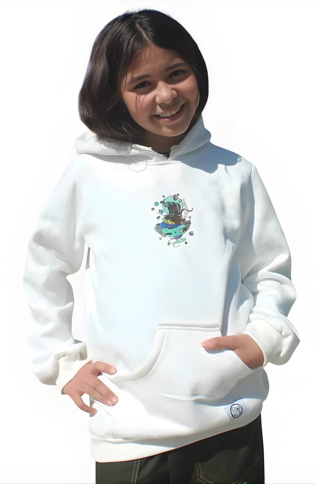 Blusa de Moletom Infantil QTS CREW - 100% Algodão