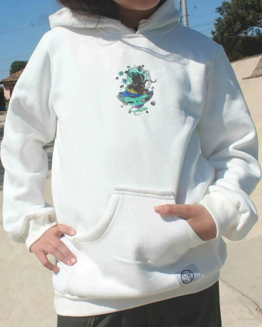 Blusa de Moletom Infantil QTS CREW - 100% Algodão - Imagem 8