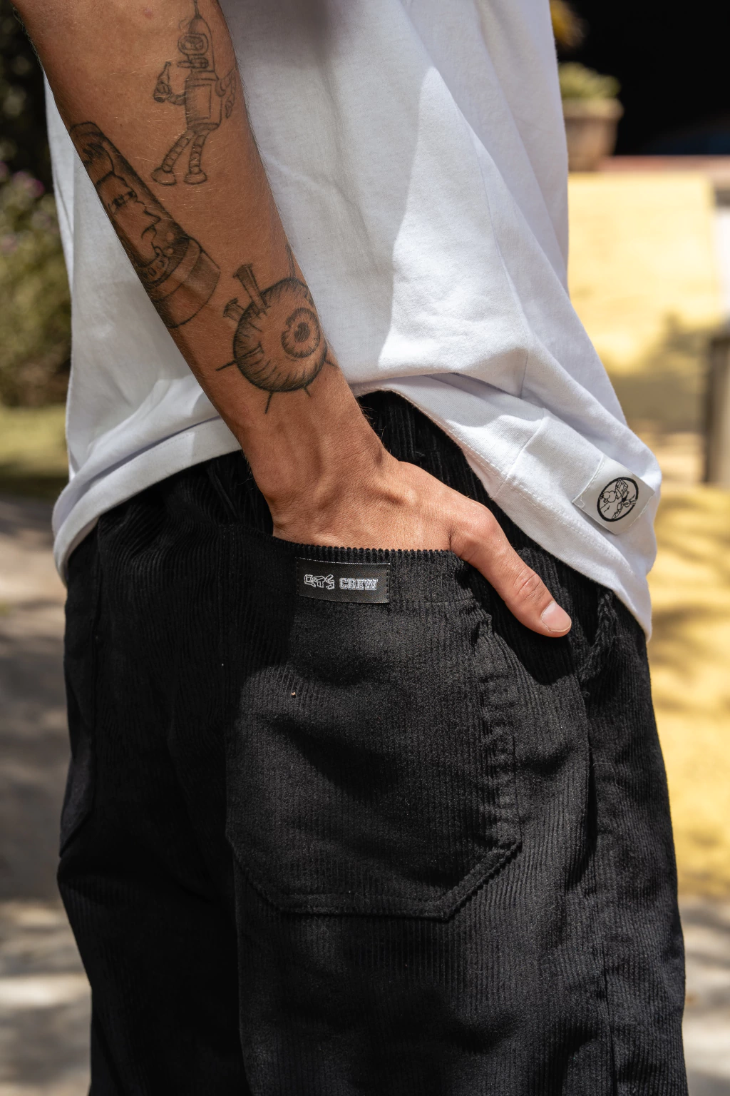 Calça Corte Reto Cotelê Masculina QTS - Imagem 10