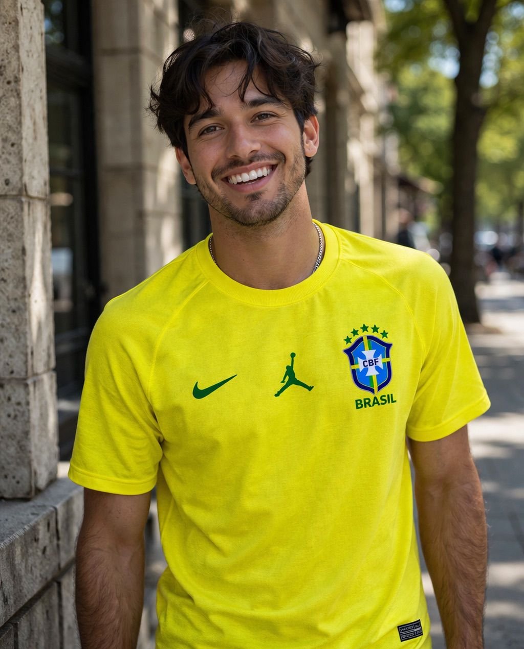 Camiseta Nike Jordan Sport Brasil Dry Fit Unissex