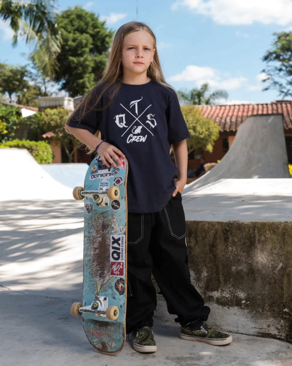 Camiseta Infantil Manga Curta QTS - 100% Algodão - Imagem 2