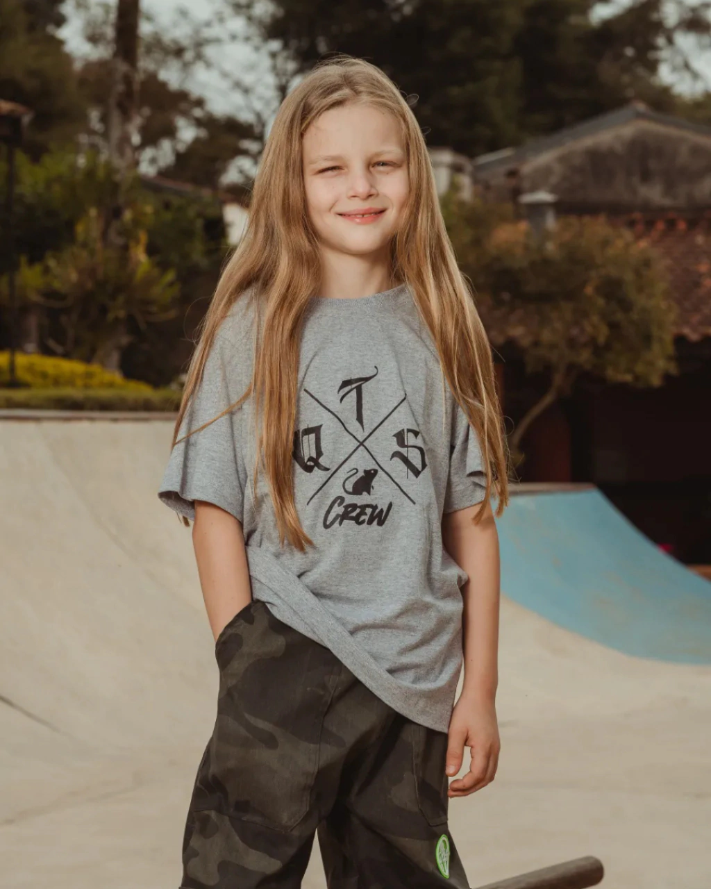 Camiseta Infantil Manga Curta QTS - 100% Algodão - Imagem 4