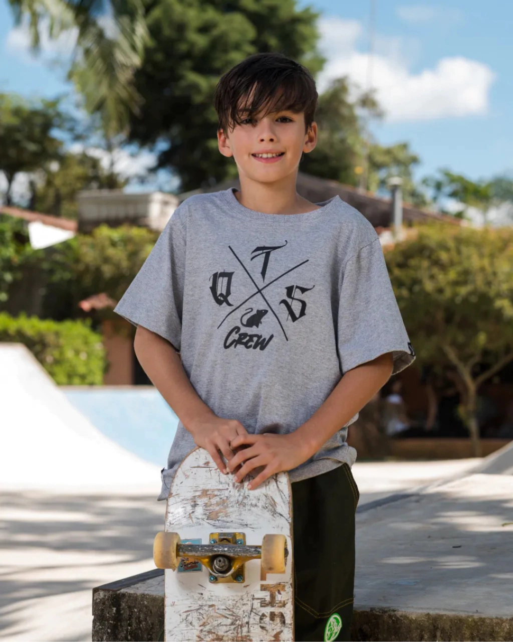 Camiseta Infantil Manga Curta QTS - 100% Algodão - Imagem 3