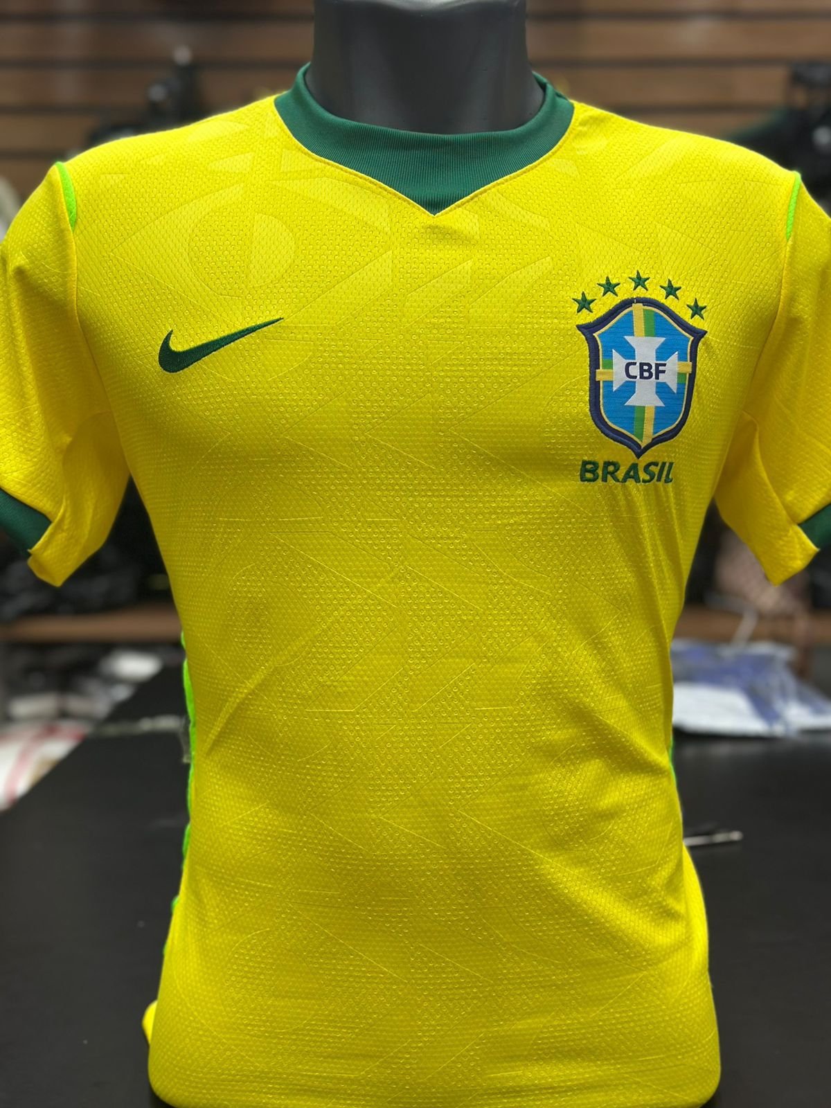 Camiseta da Seleção Brasileira Dry Fit Amarela Unissex - Imagem 15