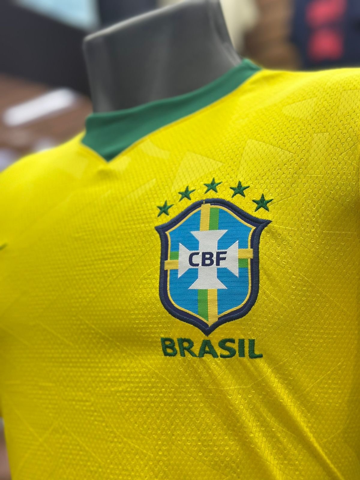 Camiseta da Seleção Brasileira Dry Fit Amarela Unissex - Imagem 16