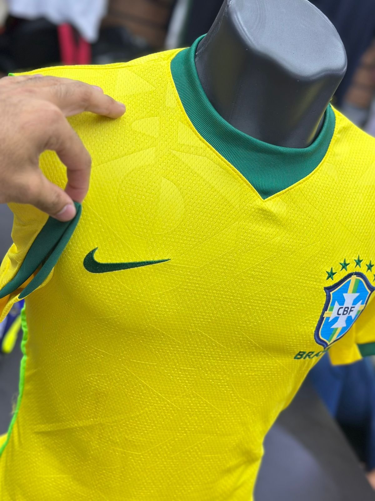 Camiseta da Seleção Brasileira Dry Fit Amarela Unissex - Imagem 17