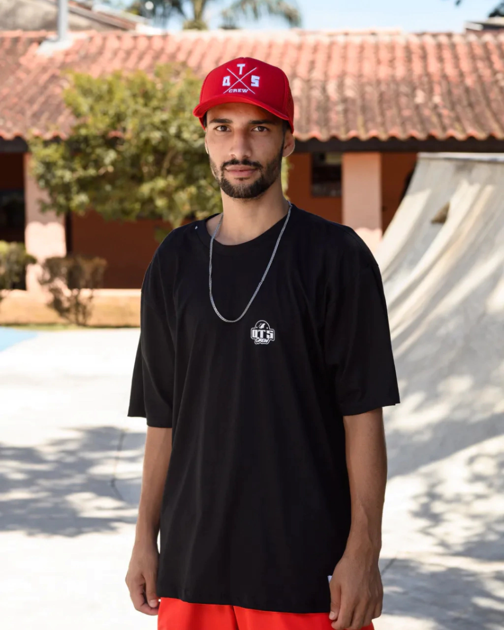 Camista Oversized Estampa Frente e Costas QTS CREW - Imagem 4