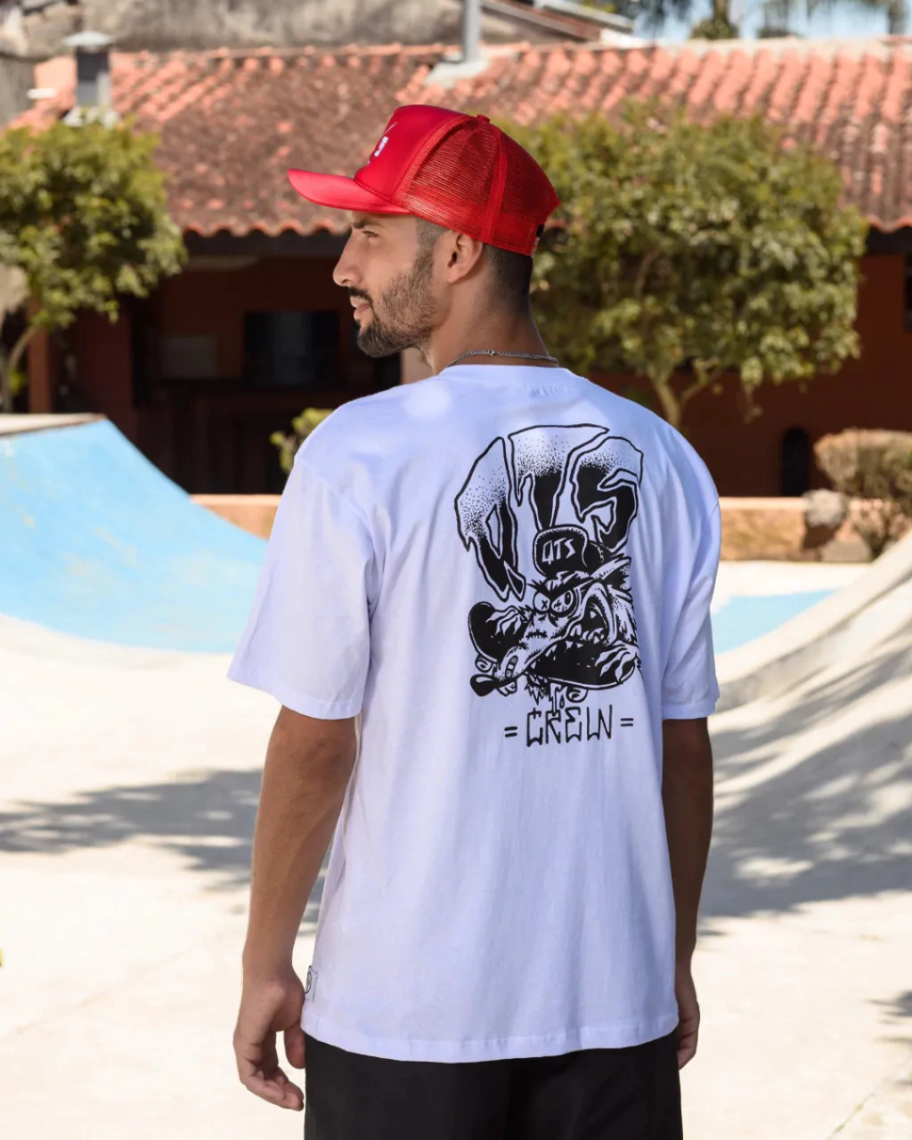 Camista Oversized Estampa Frente e Costas QTS CREW - Imagem 2