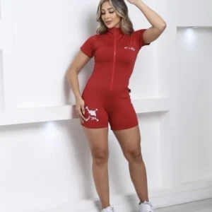 Macaquinho Skull Vermelho